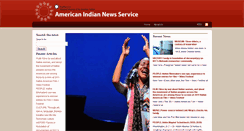 Desktop Screenshot of americanindiannews.org